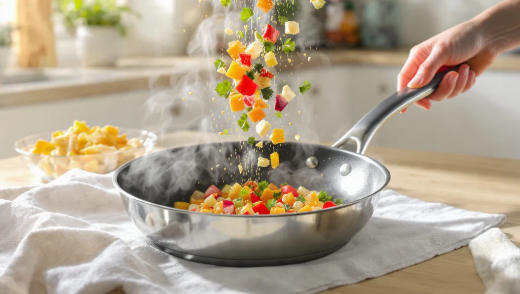 Die beste Pfanne für schnelles Kochen: Antihaft-, Edelstahl- und Gusseisenpfanne im direkten Vergleich