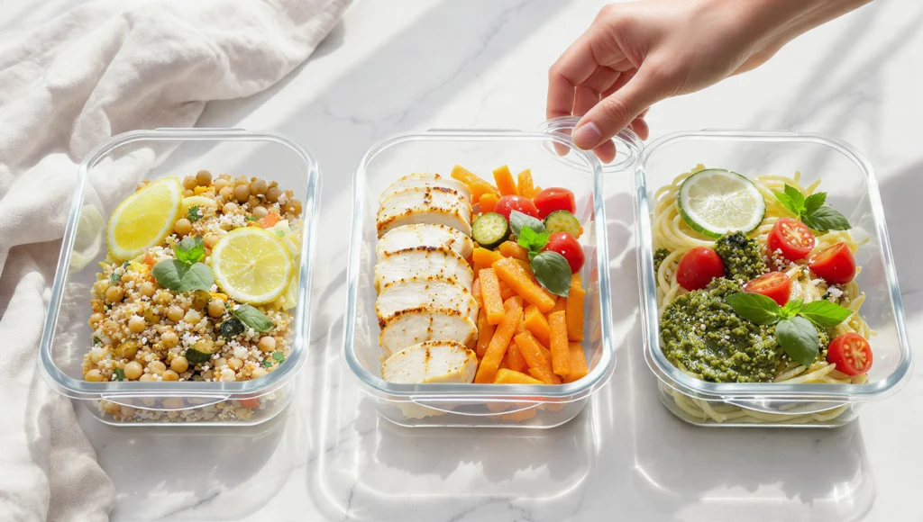Mittagessen fürs Büro vorbereiten – 10 transportierbare Rezepte in praktischen Lunchboxen