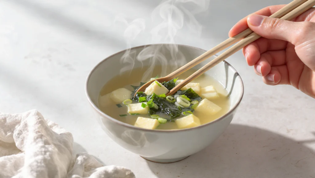 Miso-Suppe selbst machen in 5 Minuten – authentisch, gesund und einfach zubereitet