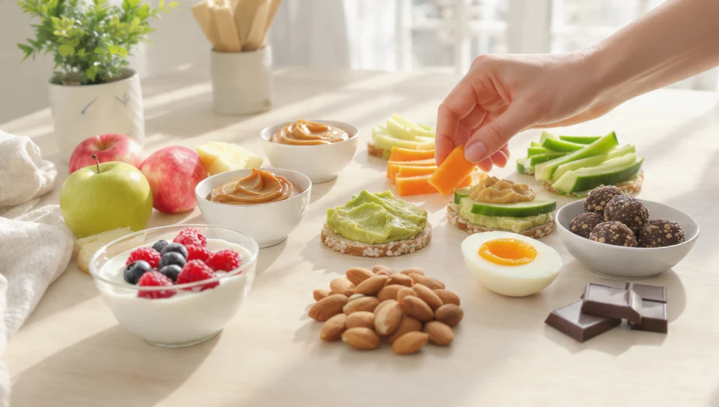 Gesunde Arbeit-Snacks: 8 Ideen unter 200 Kalorien – low-cal Rezepte.