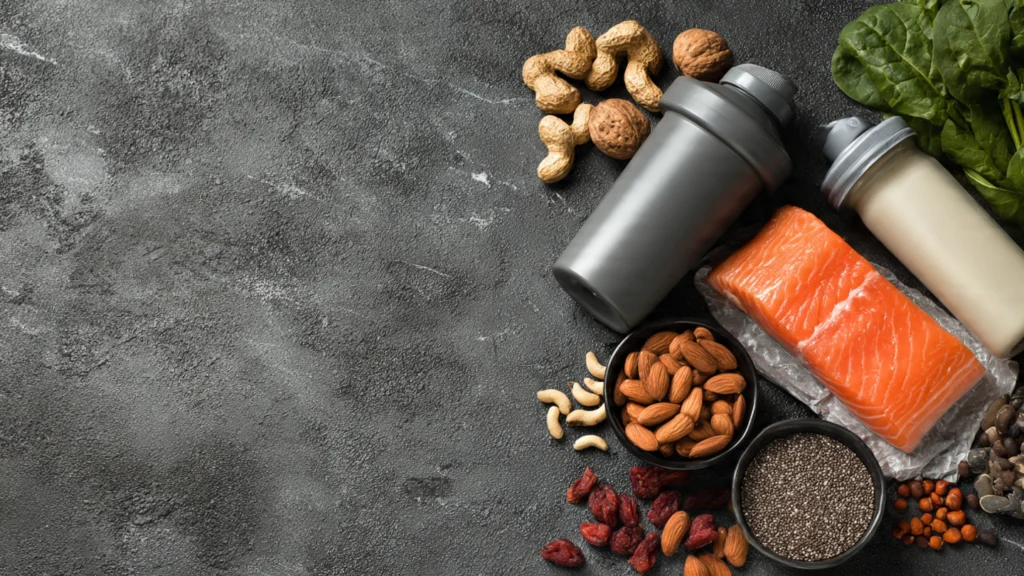 Ernährung Sport vor nach Training – Pre- und Post-Workout-Mahlzeiten mit Reis, Banane und Hühnchen