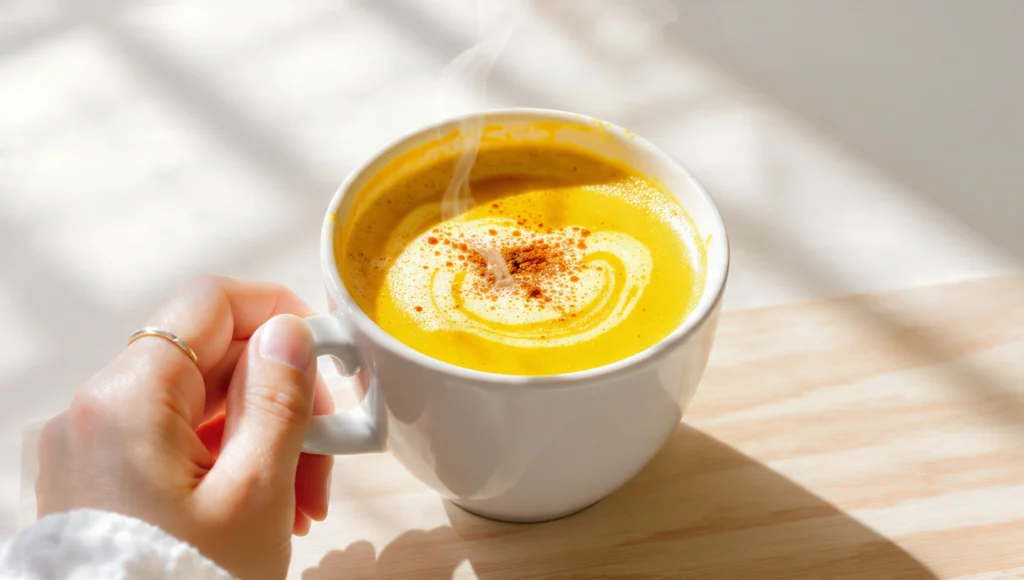 Golden Milk Kurkuma-Latte selbst machen 5 Minuten – Rezept mit Ingwer, Honig und Hafermilch