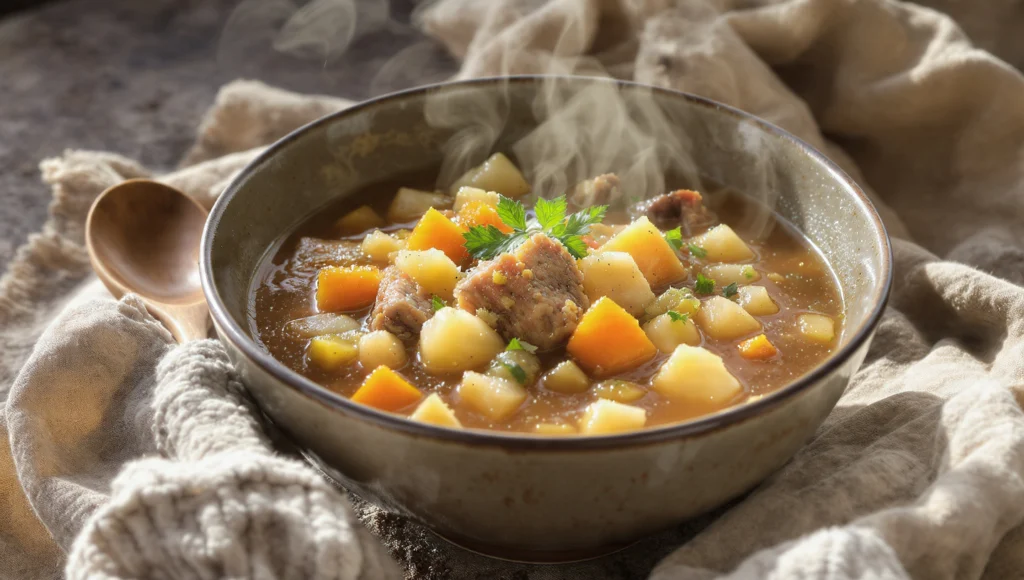 Herzhafte Wintersuppe schnell kochen – Kürbis, Linsen, Karotten und Kokosmilch wärmend und sättigend