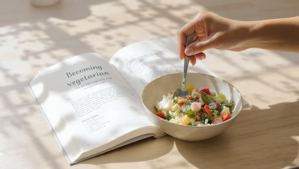 Vegetarisch werden Schritt für Schritt – Hülsenfrüchte, Eier, Tofu und buntes Gemüse als Fleischersatz