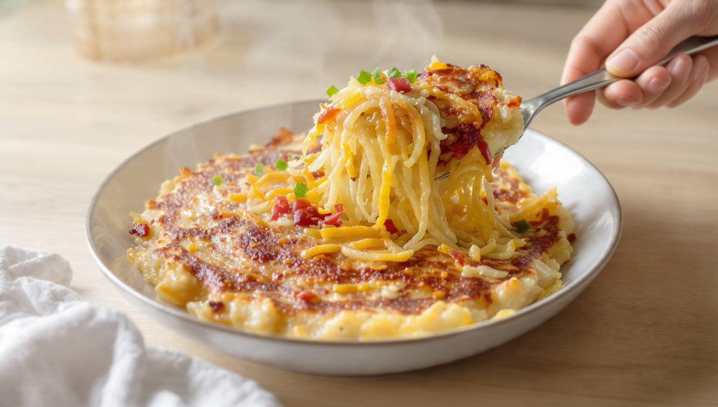 Okonomiyaki japanischer Pfannkuchen in 20 Minuten – herzhaftes Rezept mit Kohl, Sauce und Mayonnaise