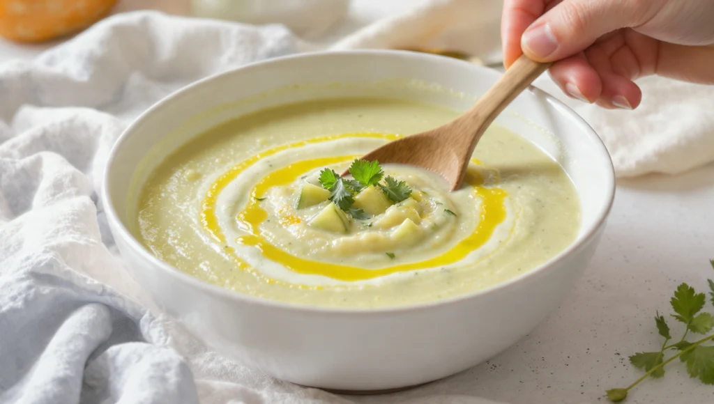 Zucchini-Suppe cremig und leicht in 15 Minuten – einfaches Rezept mit frischen Zucchini und Sahne